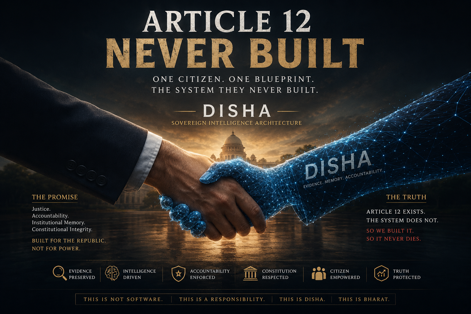 Digital Constitutional Personhood research visual for Article 12, records, evidence, and accountability